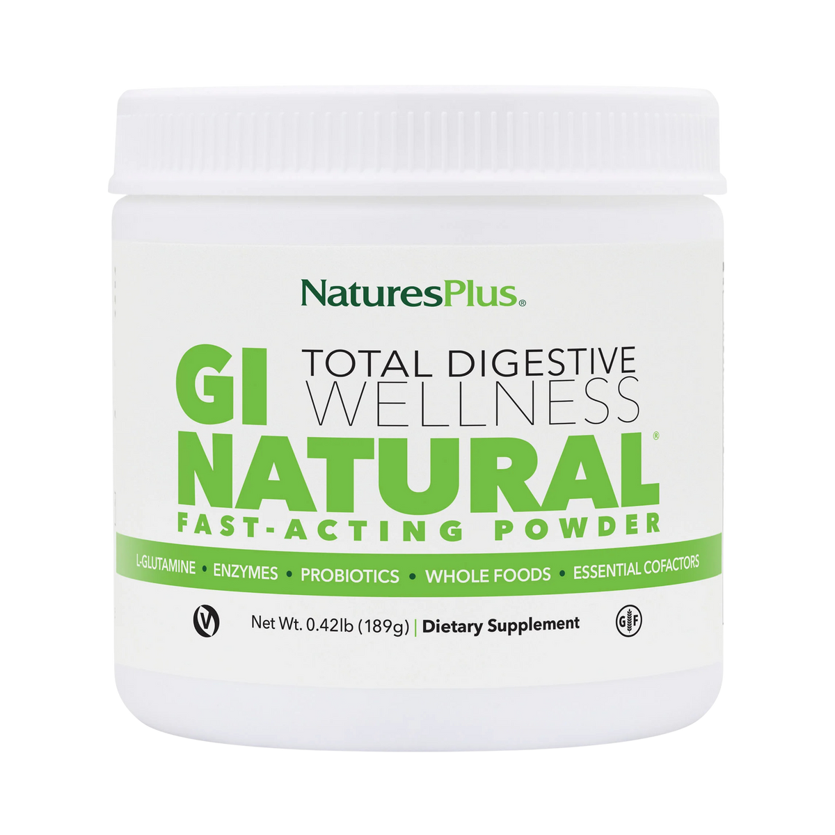 NaturesPlus, GI Natural Fast-Acting Powder, 0.38 Lb