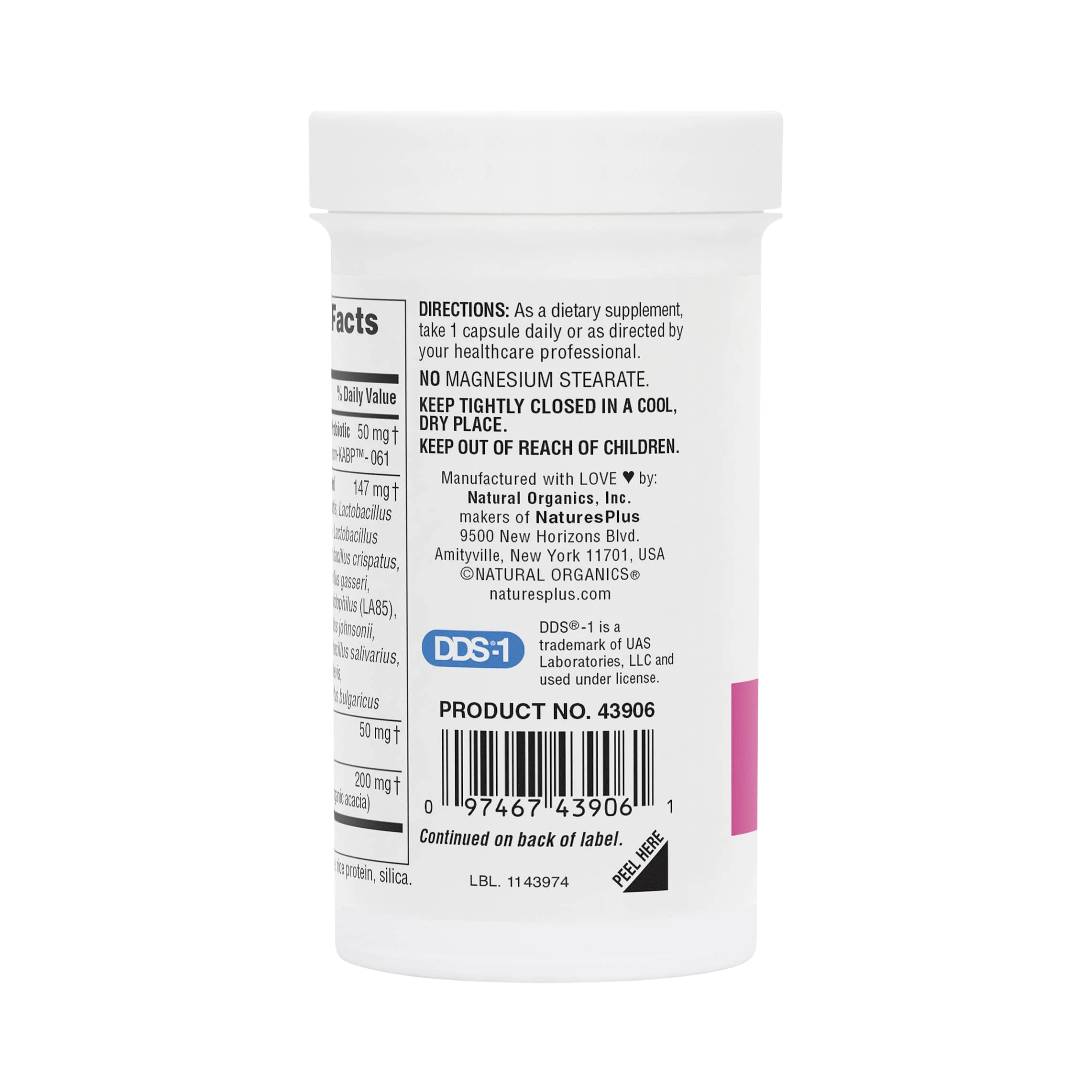 NaturesPlus, GI Natural Probiotic Women, 60 Billion CFU, 30 Capsules