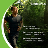 NaturesPlus, Gi Natural, Reflux Ease, Vanila, 60 Chewable Tablets