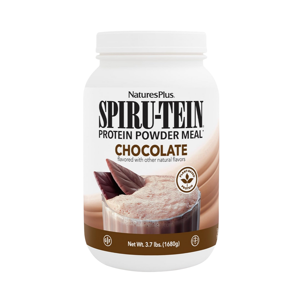 NaturesPlus, Spiru-Tein, Protein Powder Meal, Chocolate, 3.7 Lbs