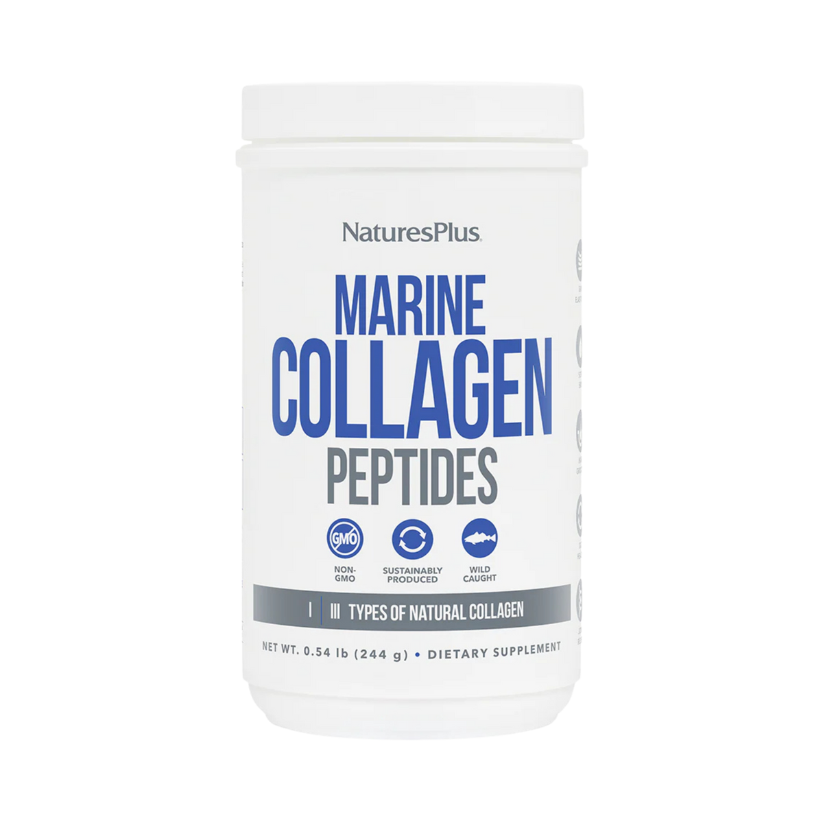 NaturesPlus, Marine Collagen Peptides, 0.53 Lb