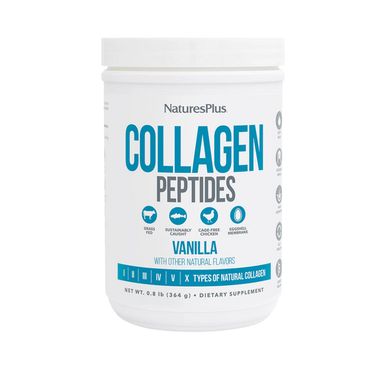 NaturesPlus, Collagen Peptides, Vanilla, 0.8 Lb