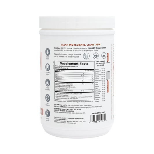 NaturesPlus, Collagen Peptides, Chocolate, 0.83 Lb