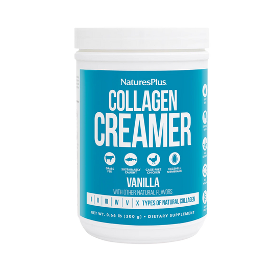 NaturesPlus, Collagen Creamer, Vanilla, 0.66 Lb
