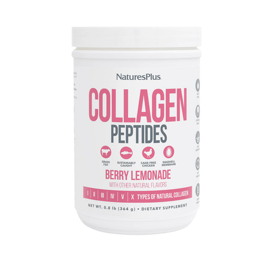 NaturesPlus, Collagen Peptides, Berry Lemonade, 0.8 Lbs