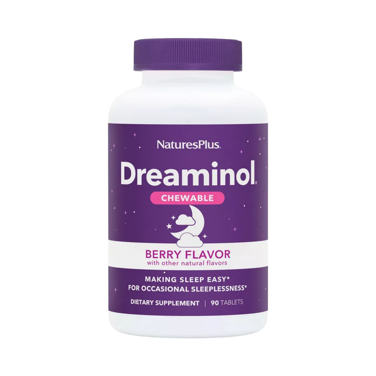 NaturesPlus, Dreaminol-Sleep Chewable-Berry Flavor, 90 Chewable