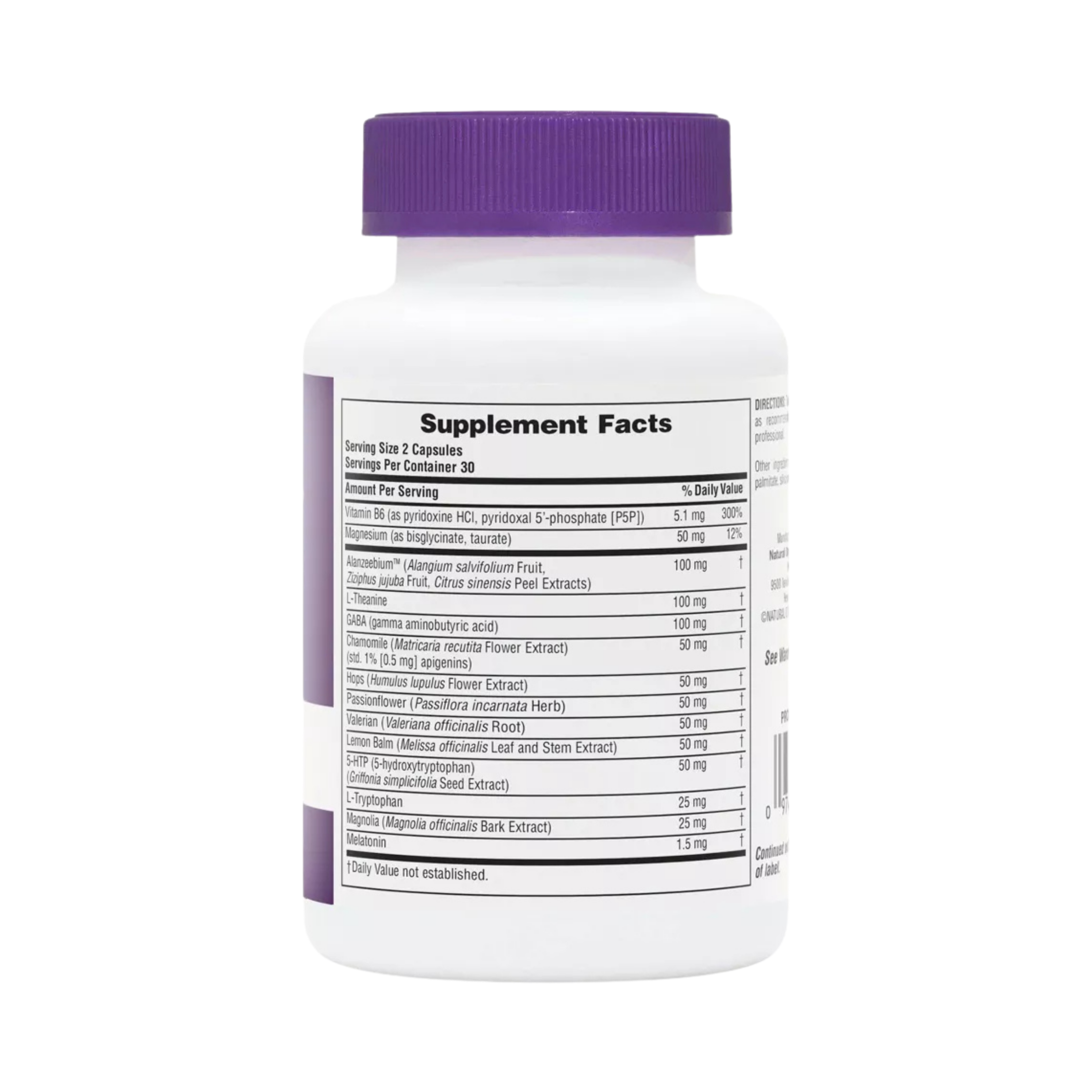 NaturesPlus, Dreaminol, Stress & Sleep Complex with Melatonin, 60 Capsules