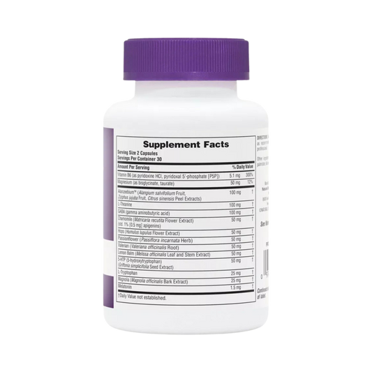 NaturesPlus, Dreaminol, Stress & Sleep Complex with Melatonin, 60 Capsules