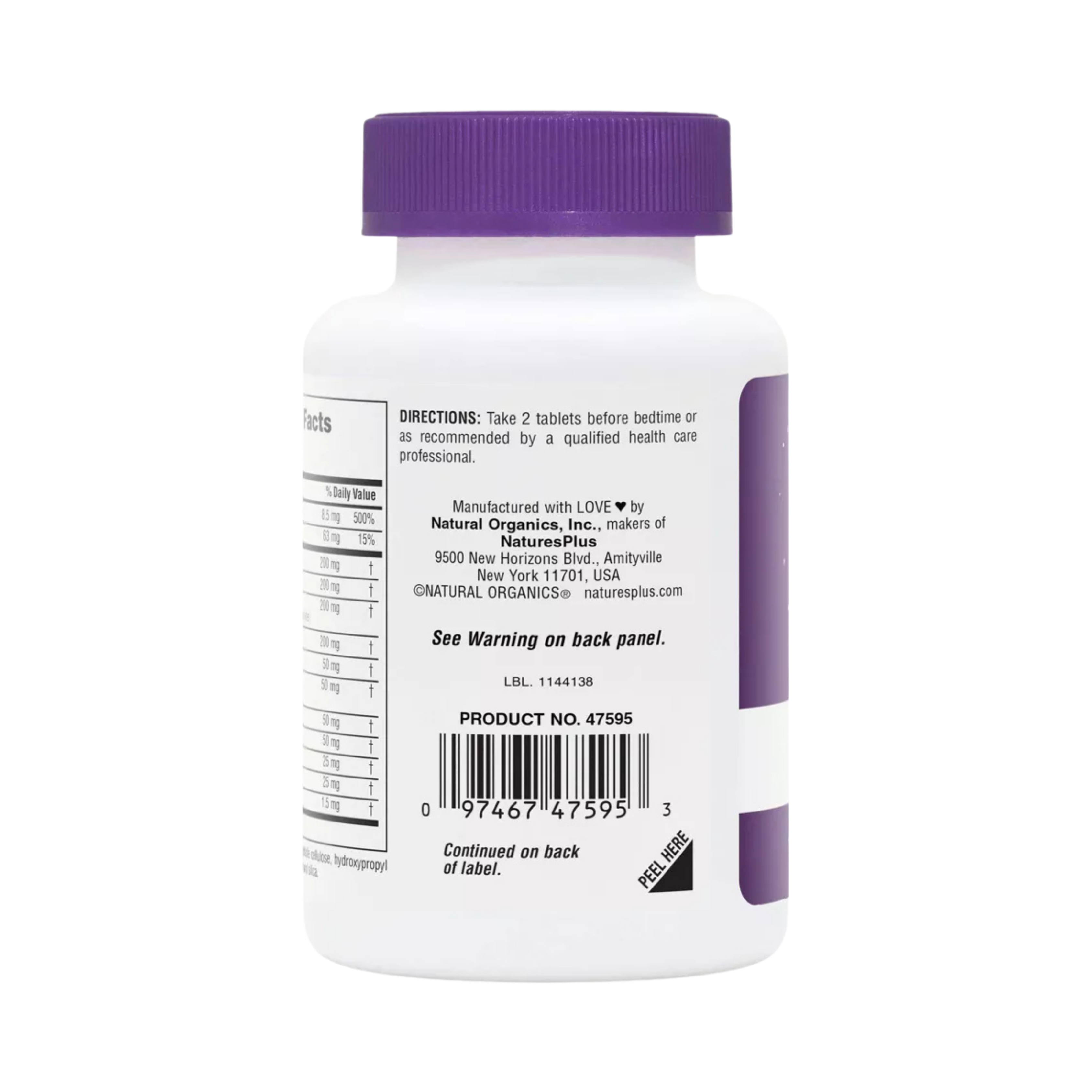 NaturesPlus, Dreaminol, Tri-Phase Sleep Complex, 60 Tablets
