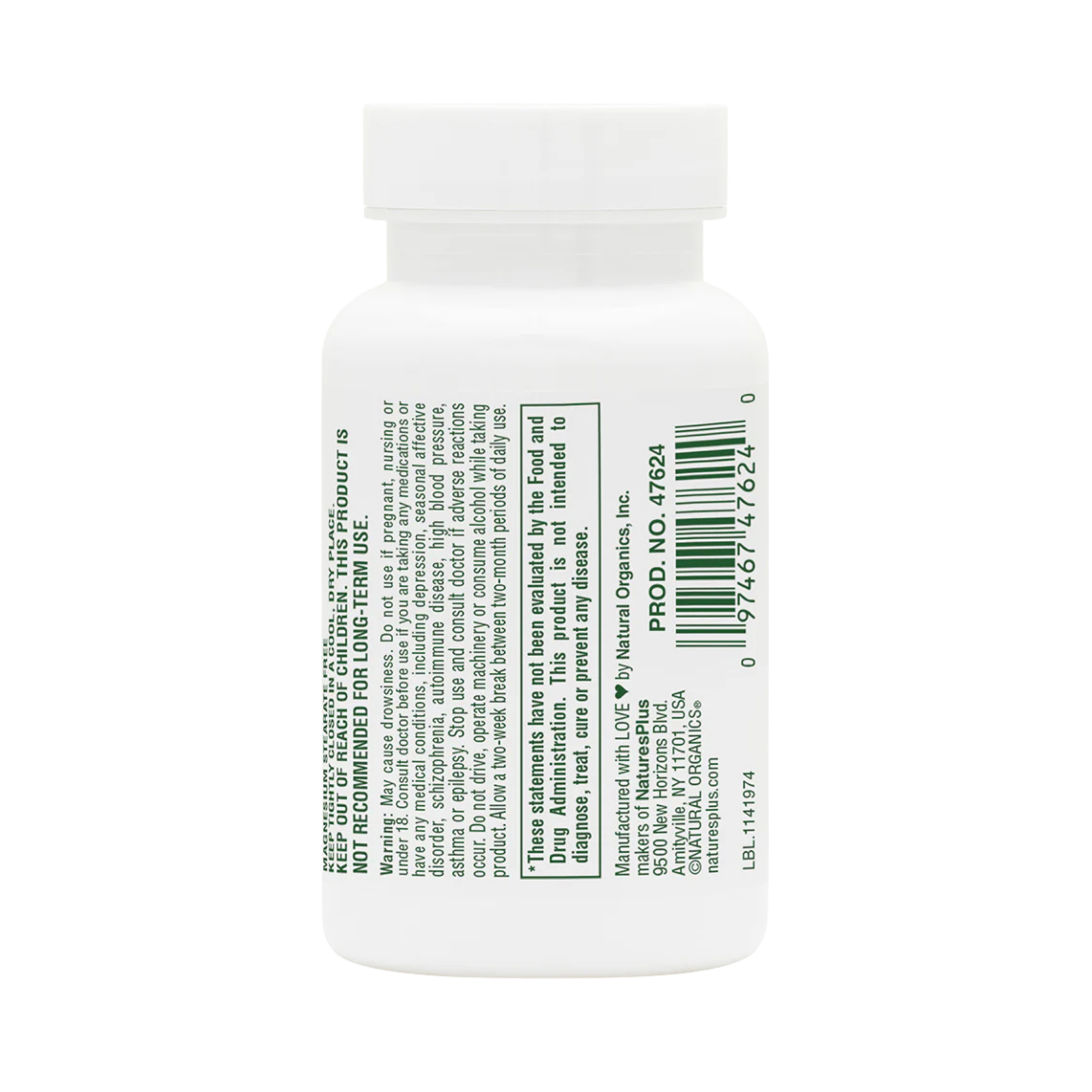 NaturesPlus, Fast Acting Melatonin, 1 Mg, 90 Tablets