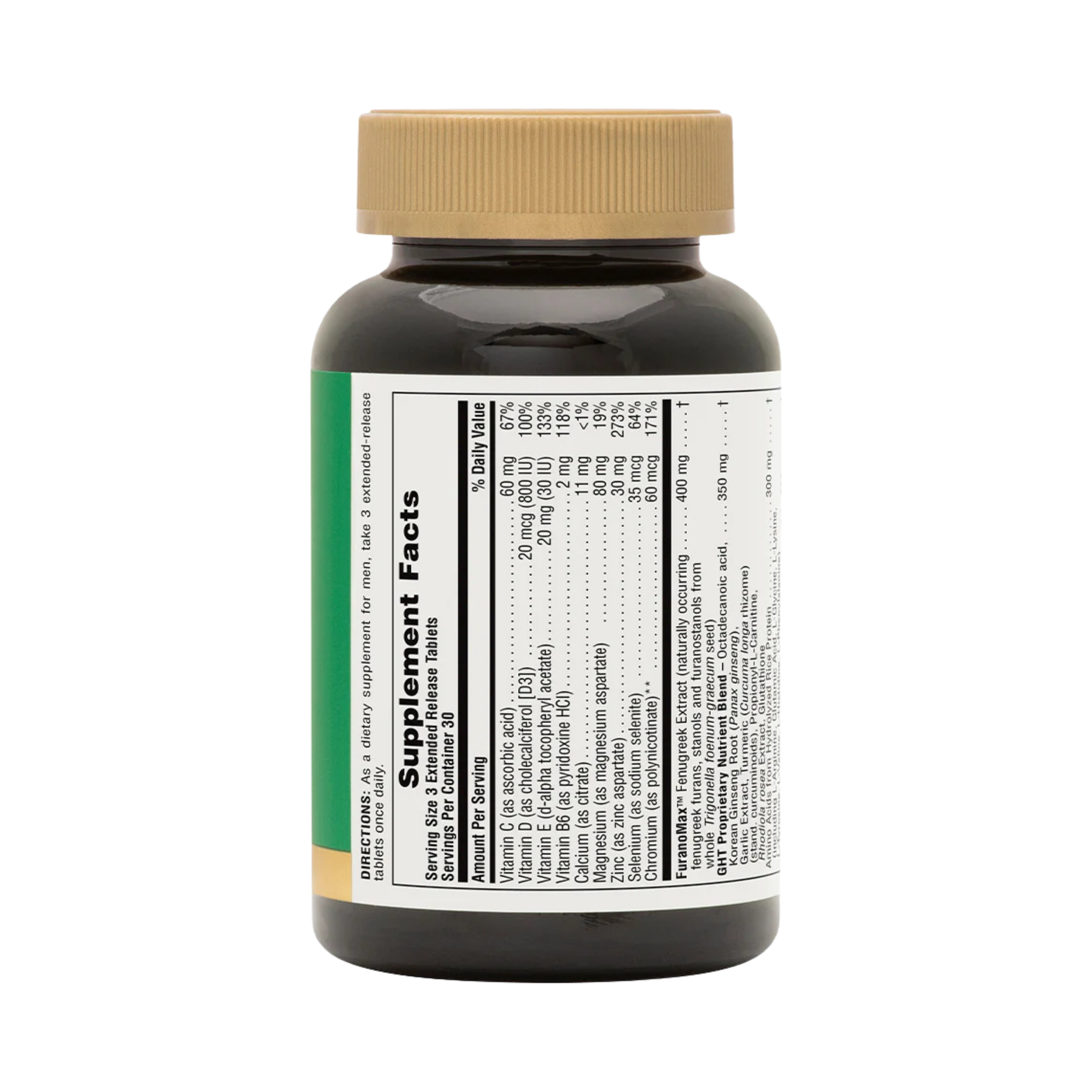 NaturesPlus, Ultra GHT Male, 90 Extended Release Tablets