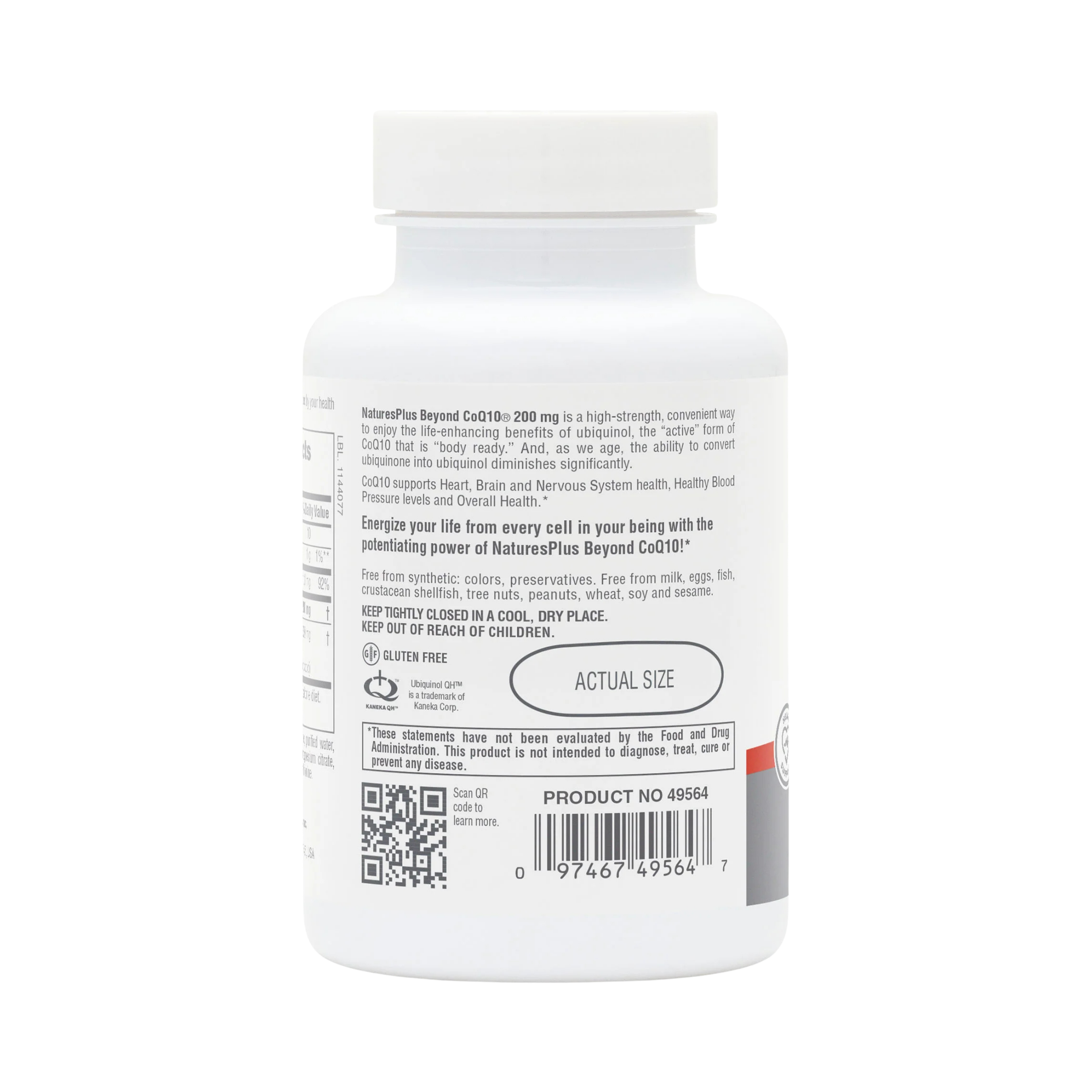 NaturesPlus, Beyond CoQ10 Ubiquinol, 200 Mg, 30 Softgels