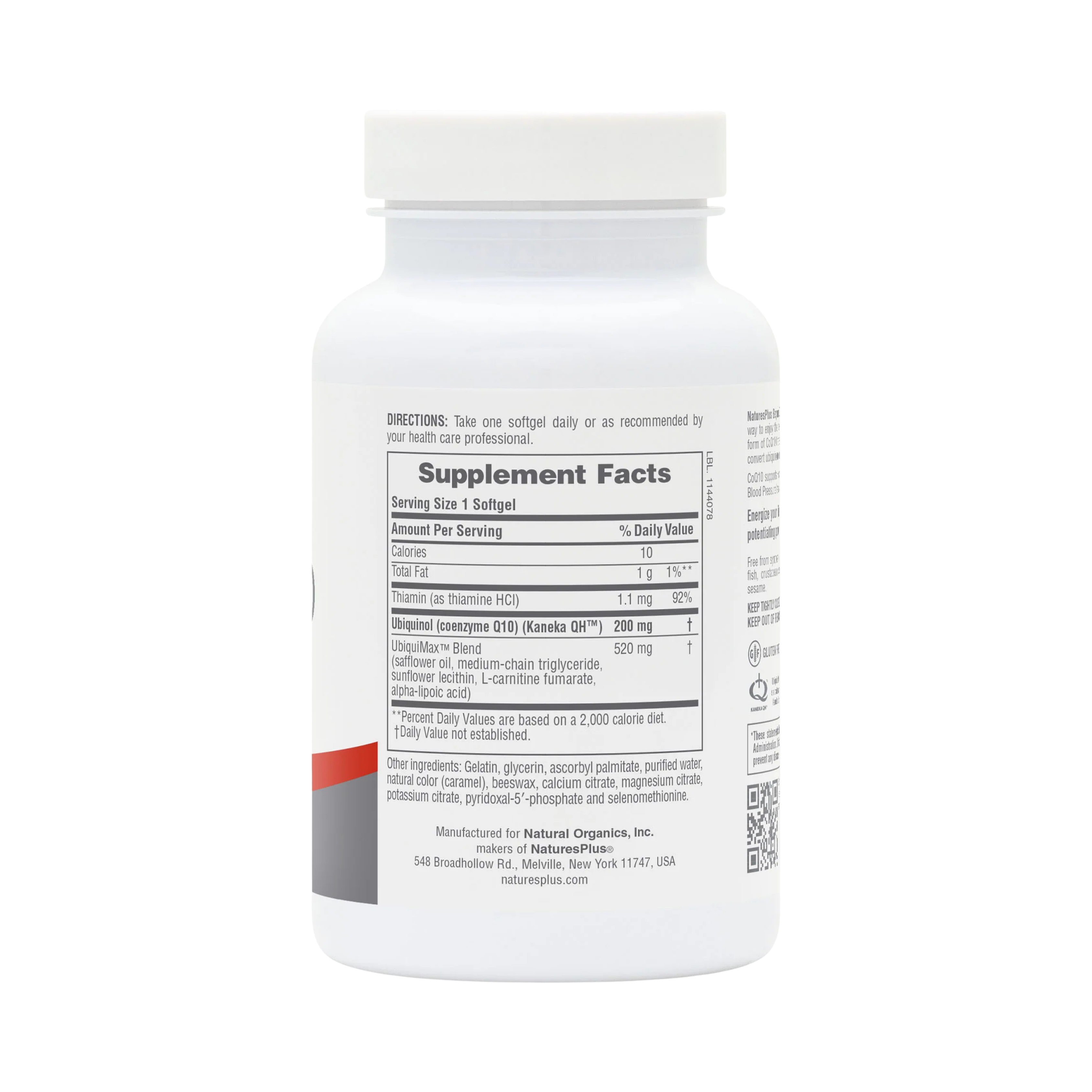 NaturesPlus, Beyond CoQ10 Ubiquinol, 200 Mg, 60 Softgels