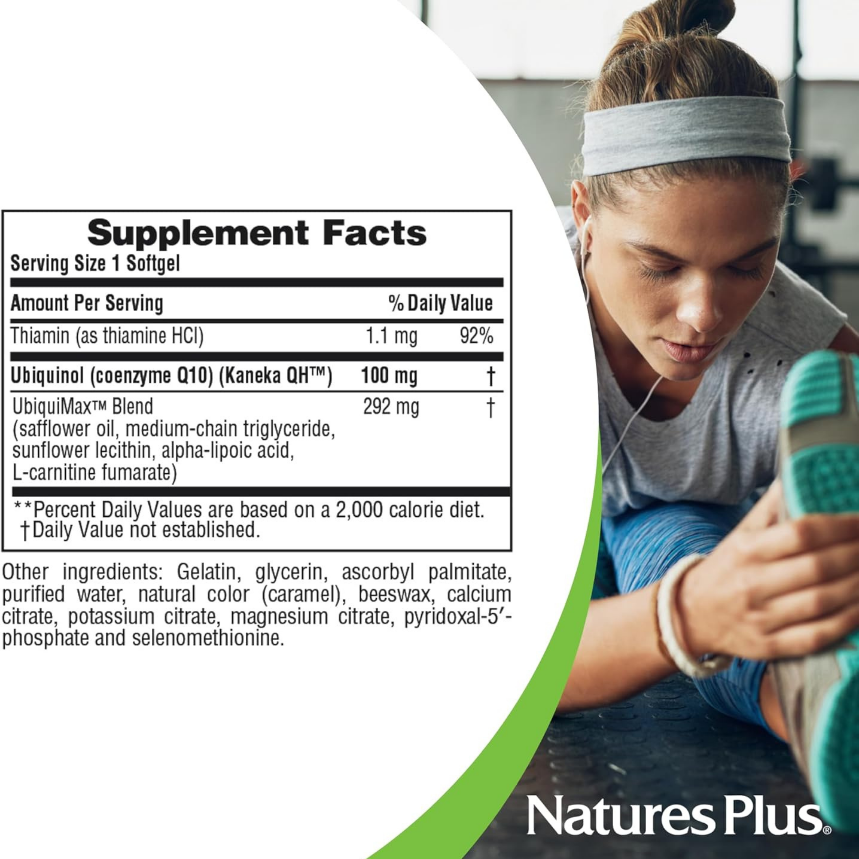 NaturesPlus, Beyond CoQ10 Ubiquinol, 100 Mg, 30 Softgels