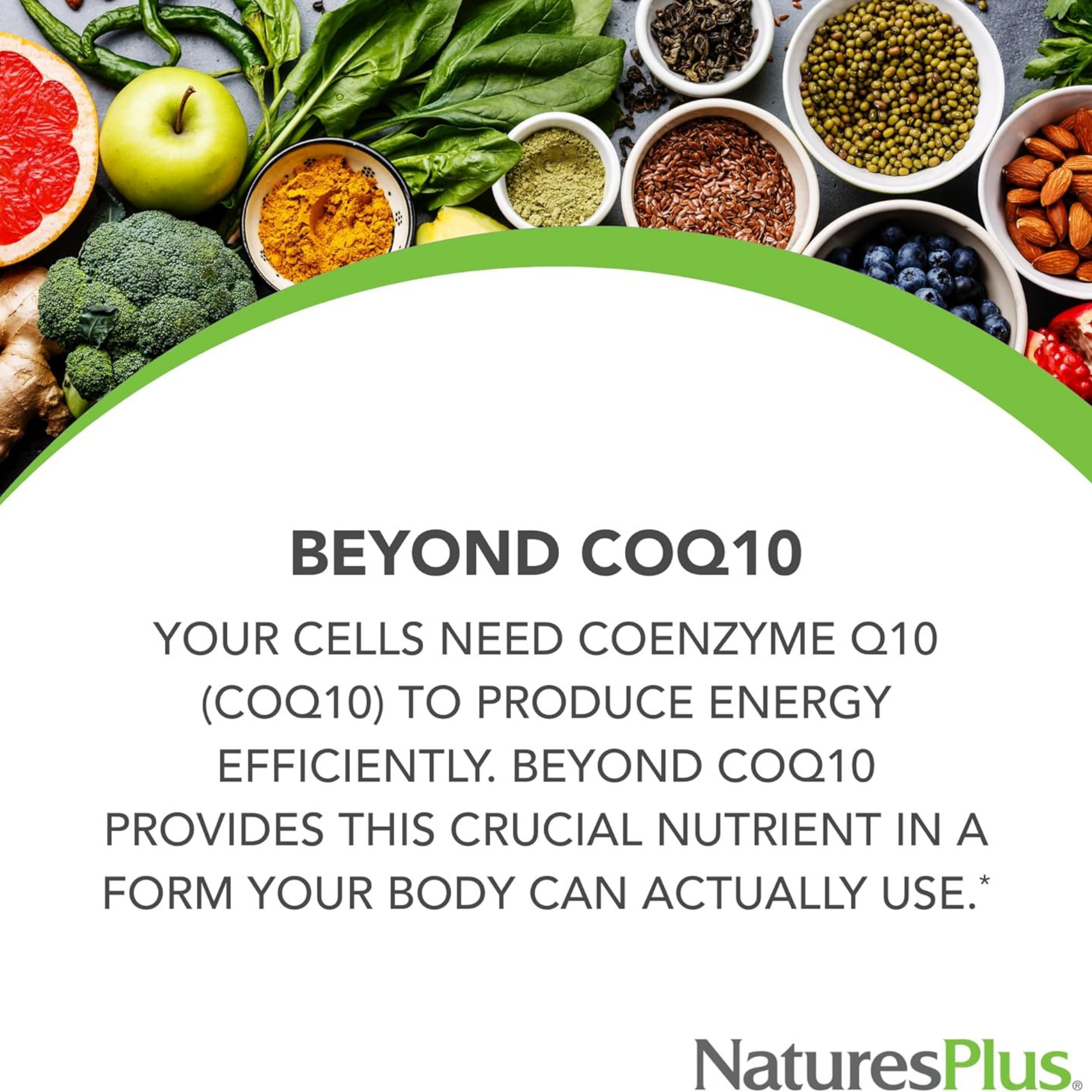 NaturesPlus, Beyond CoQ10 Ubiquinol, 50 Mg, 30 Softgels