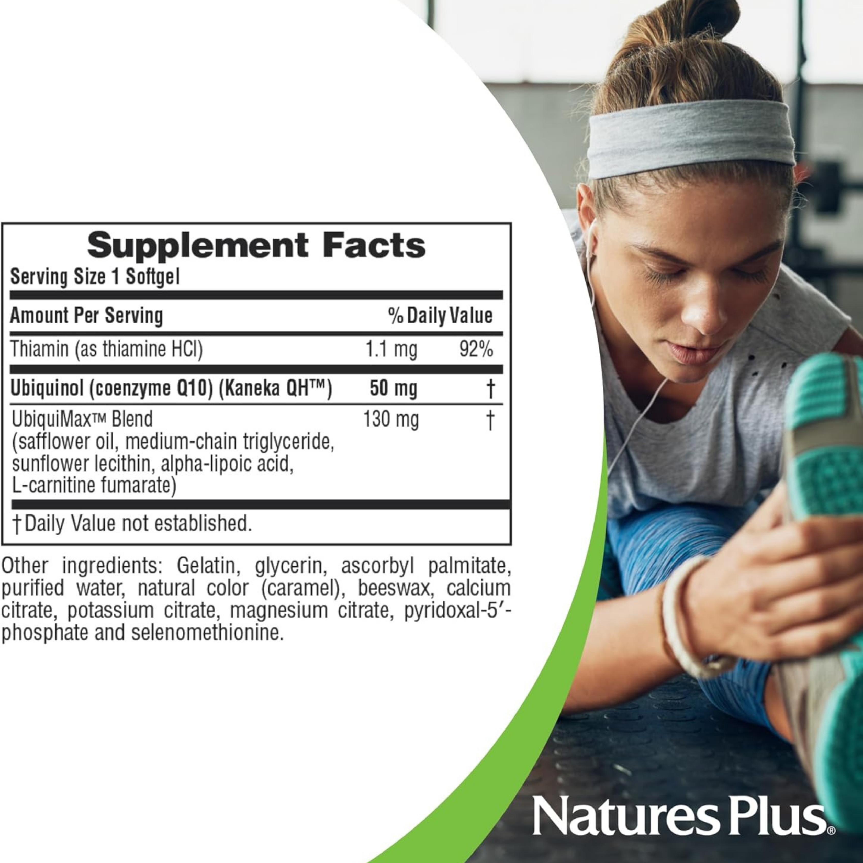 NaturesPlus, Beyond CoQ10 Ubiquinol, 50 Mg, 30 Softgels