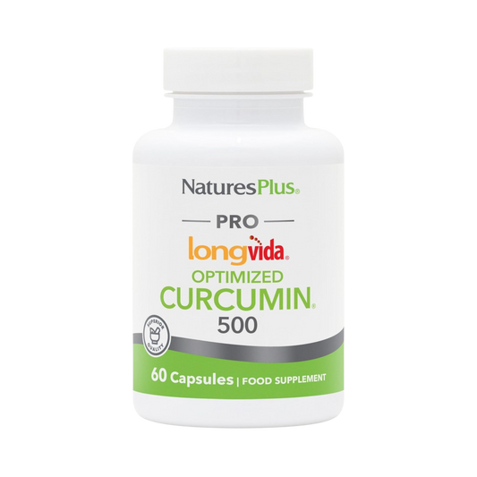 NaturesPlus, Pro Longvida, Curcumin, 500 Mg, 60 Capsules