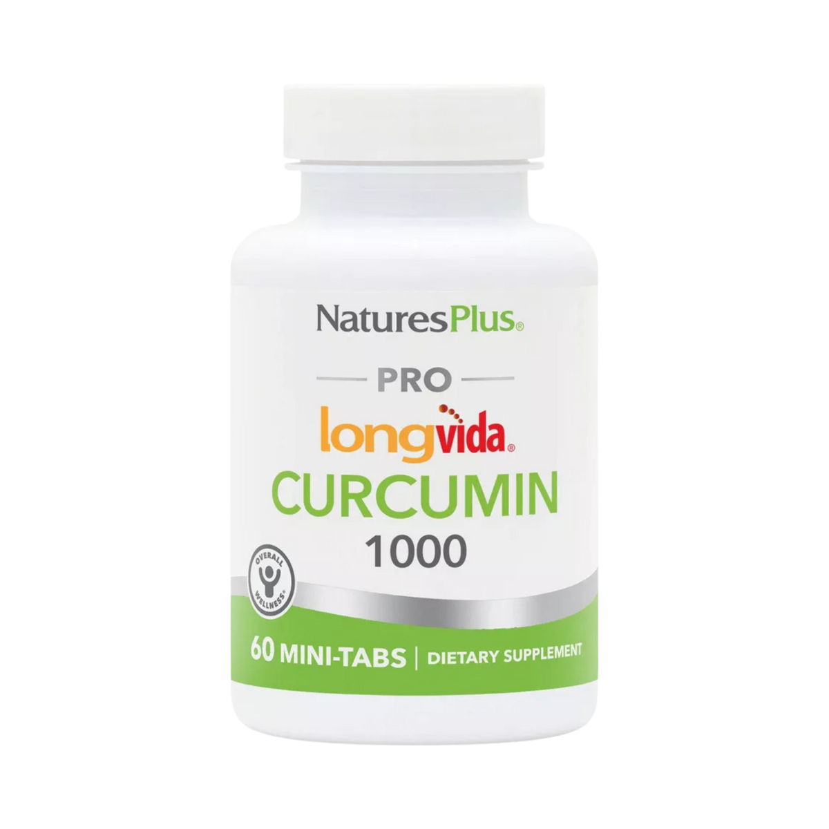 NaturesPlus, Pro Longvida, Curcumin 1000, 60 Mini-Tablets