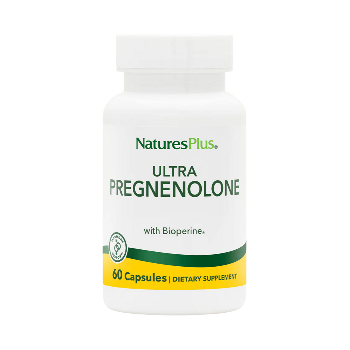 NaturesPlus, Ultra Pregnenolone with Bioperine, 60 Capsules