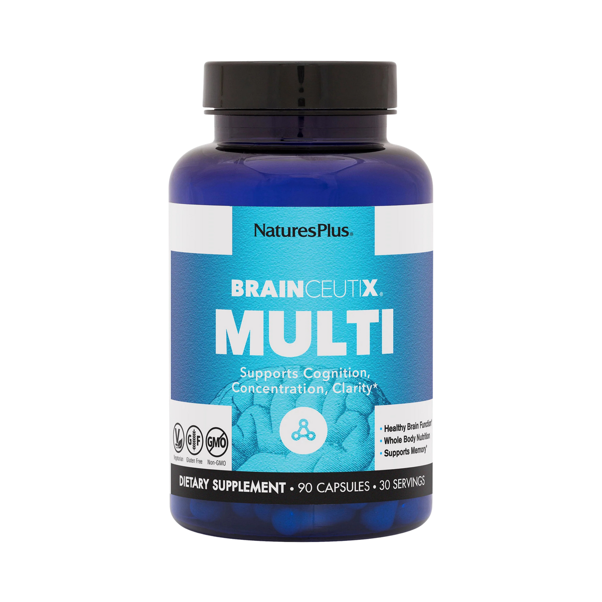 NaturesPlus, BrainCeutix Boost, 90 Capsules