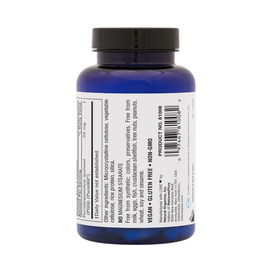 NaturesPlus, BrainCeutix PQQ, 20 Mg, 60 Capsules