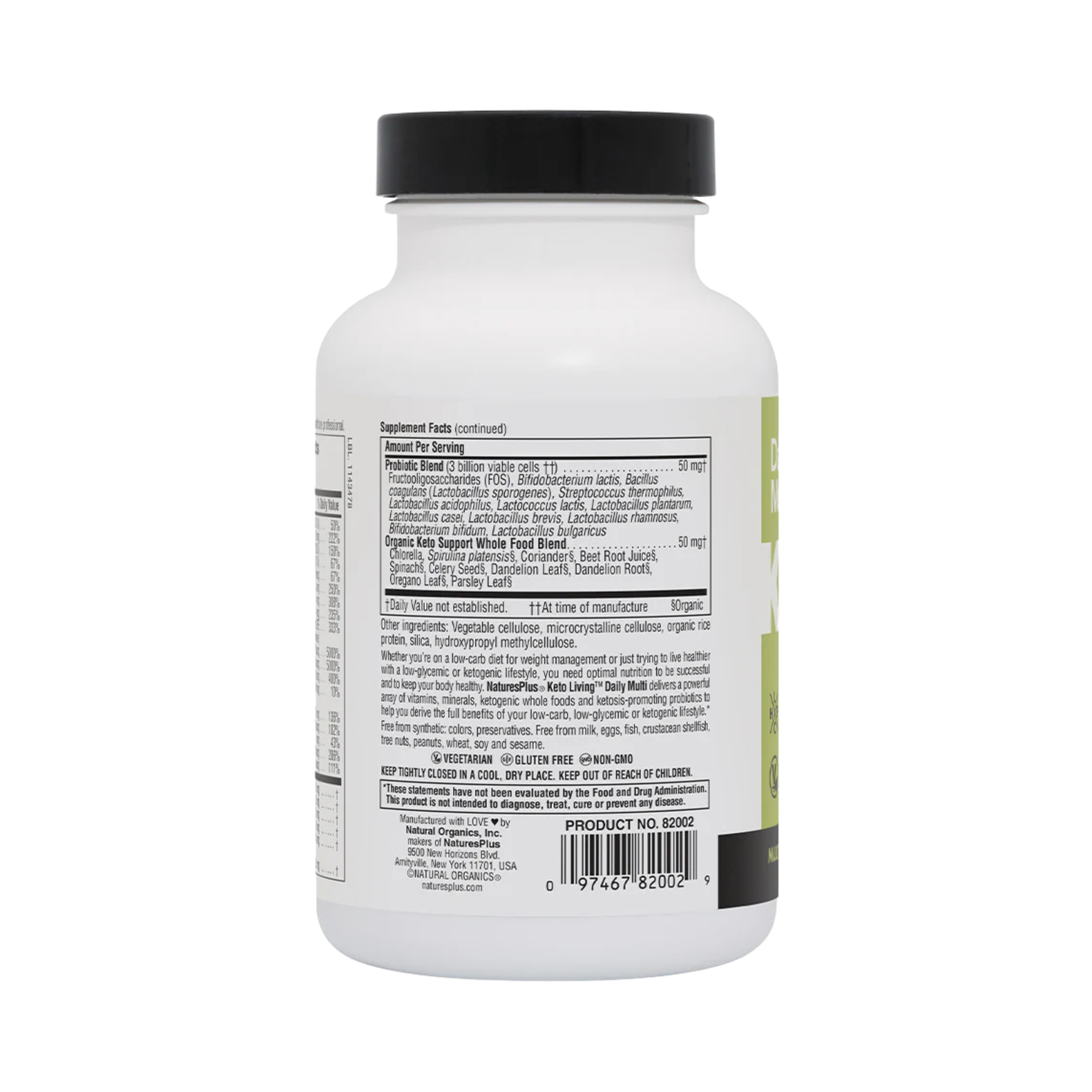 NaturesPlus, Keto Living, Daily Multi, 90 Capsules