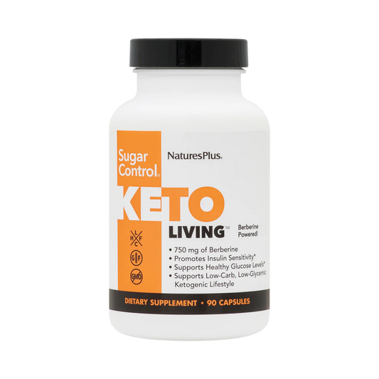 NaturesPlus, Keto Living, Sugar Control, 90 Capsules