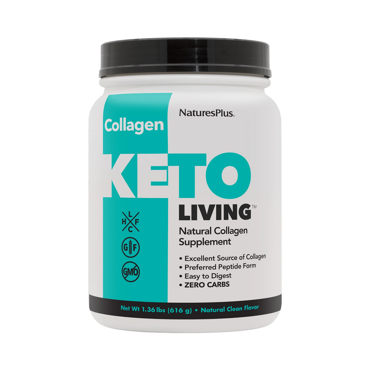 NaturesPlus, KetoLiving, Natural Collagen, 1.36 Lbs