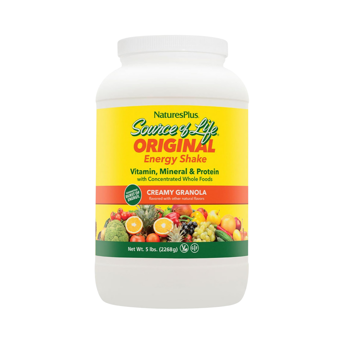 NaturesPlus, Source of Life Energy Shake, 5 Lbs