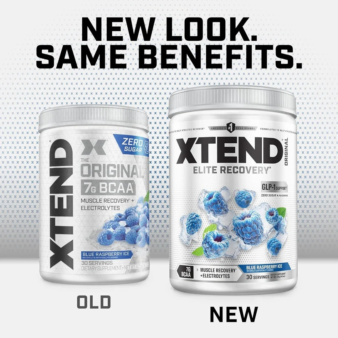 XTEND, 7G BCAA, Blue Raspberry Ice, 14.3 oz (405 g)