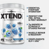 XTEND, 7G BCAA, Blue Raspberry Ice, 14.3 oz (405 g)