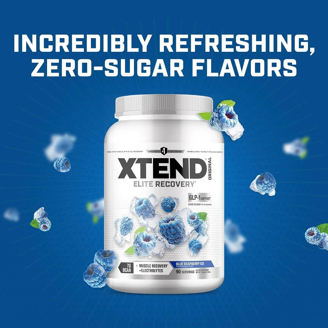 XTEND, 7G BCAA, Blue Raspberry Ice, 2.74 lbs (1.242 kg)