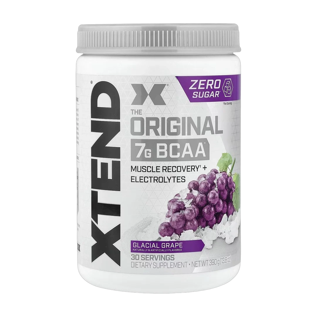 XTEND, 7G BCAA, Glacial Grape, 13.8 oz (390 g)