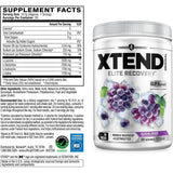 XTEND, 7G BCAA, Glacial Grape, 13.8 oz (390 g)