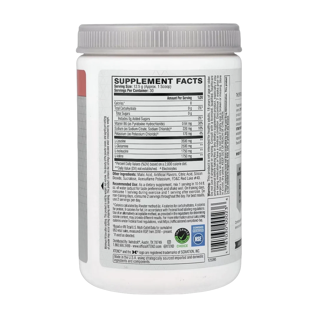 XTEND, 7G BCAA, Watermelon Explosion, 13.2 oz (375 g)