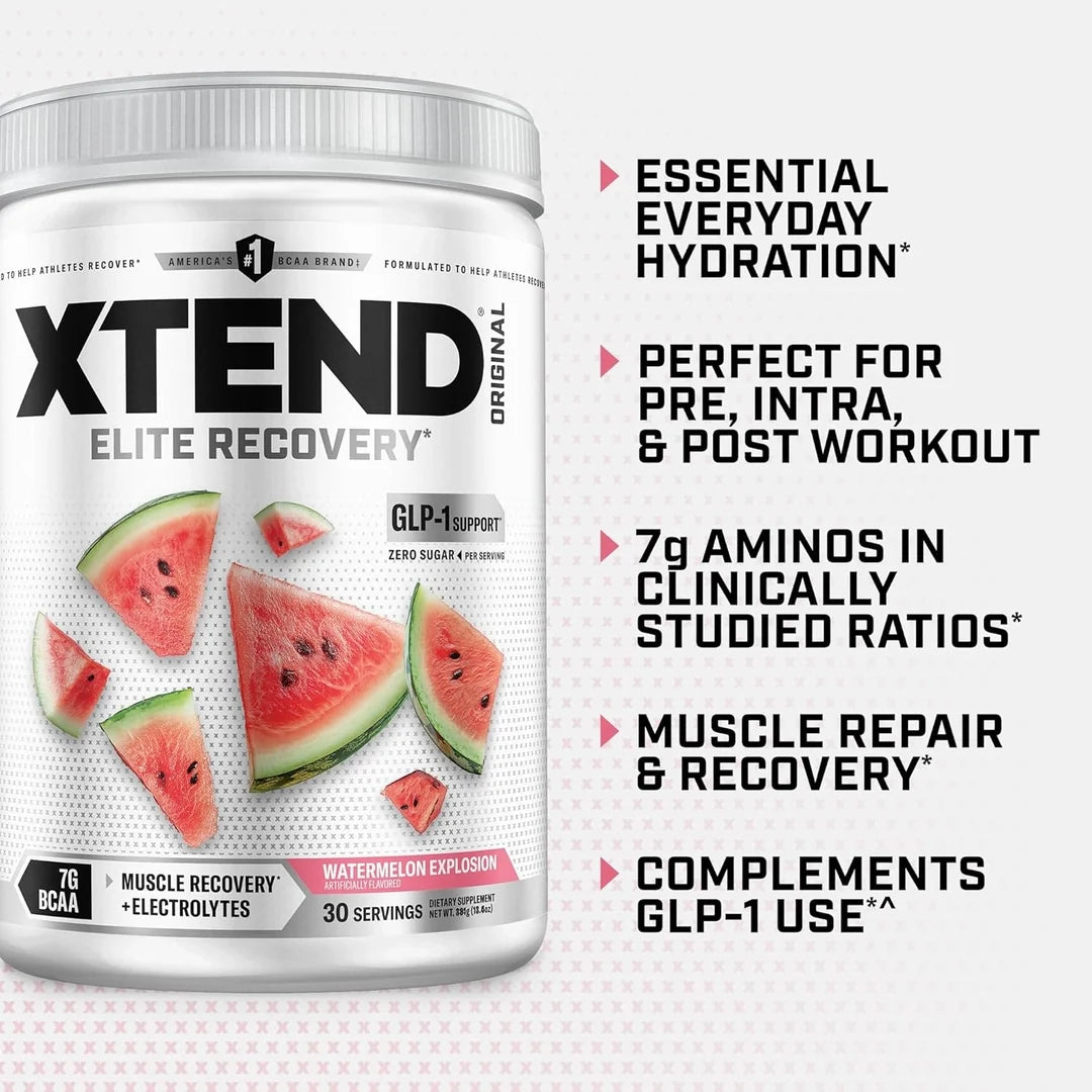 XTEND, 7G BCAA, Watermelon Explosion, 13.2 oz (375 g)
