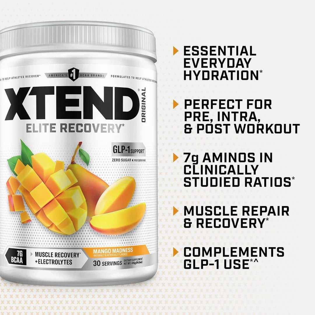 XTEND, 7G BCAA, Mango Madness, 14.3 oz (405 g)