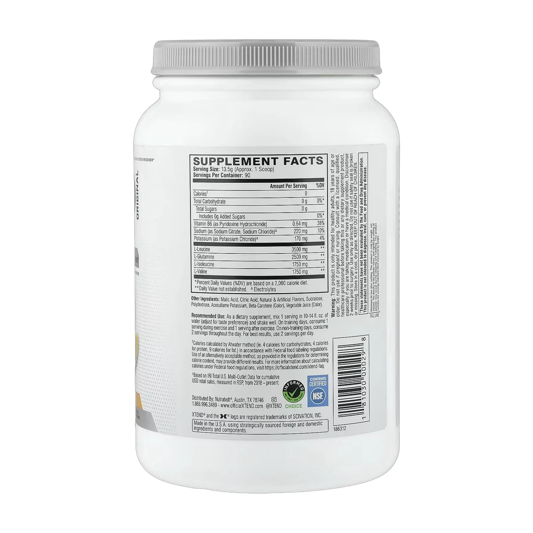 XTEND, 7G BCAA, Mango Madness, 2.68 lb (1.215 kg)