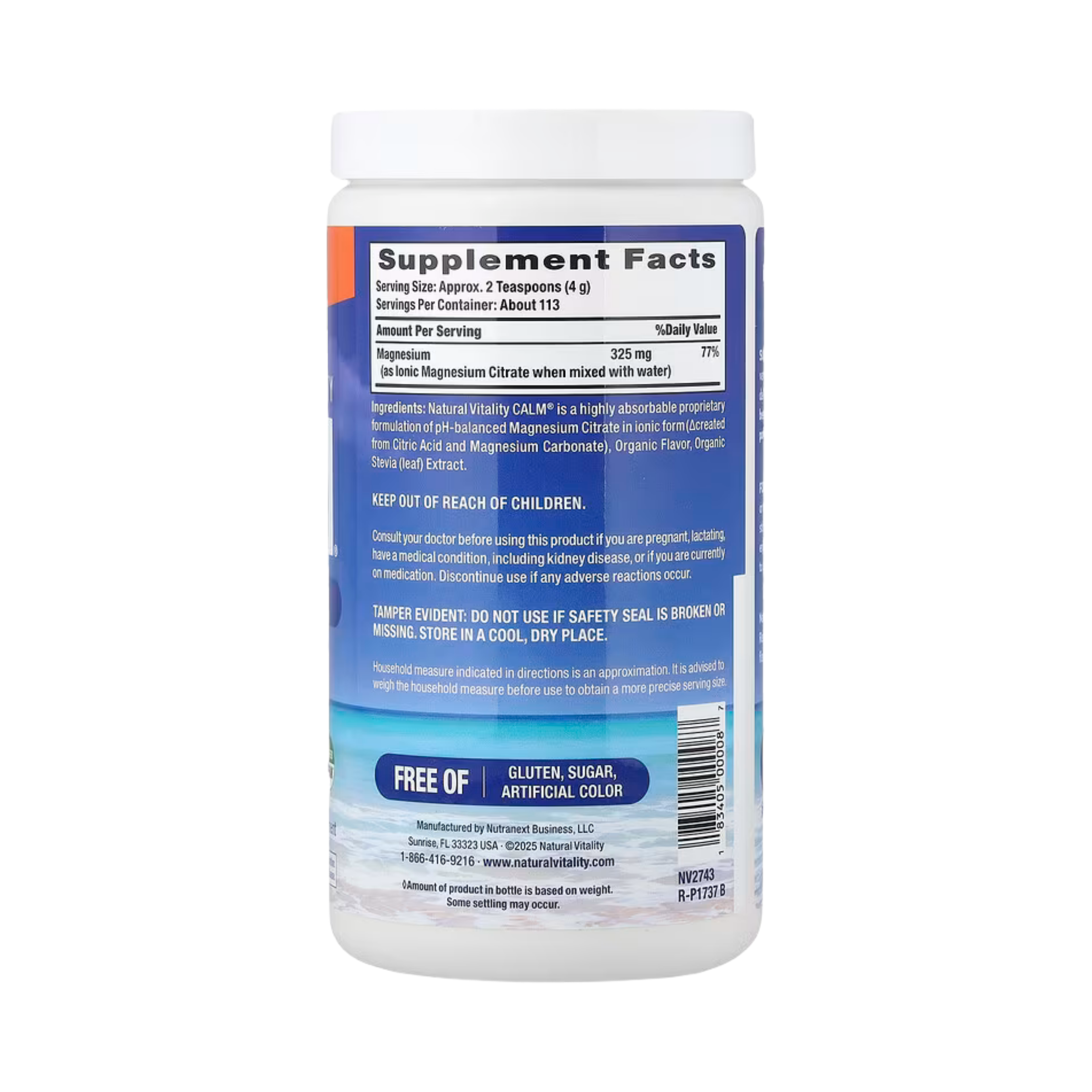 Natural Vitality, CALM, Relaxing Drink Mix, Orange, 16 oz, 453 g