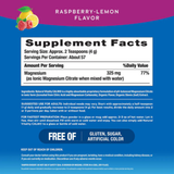 Natural Vitality, CALM, Relaxing Drink Mix, Raspberry-Lemon, 8 oz, 227 g