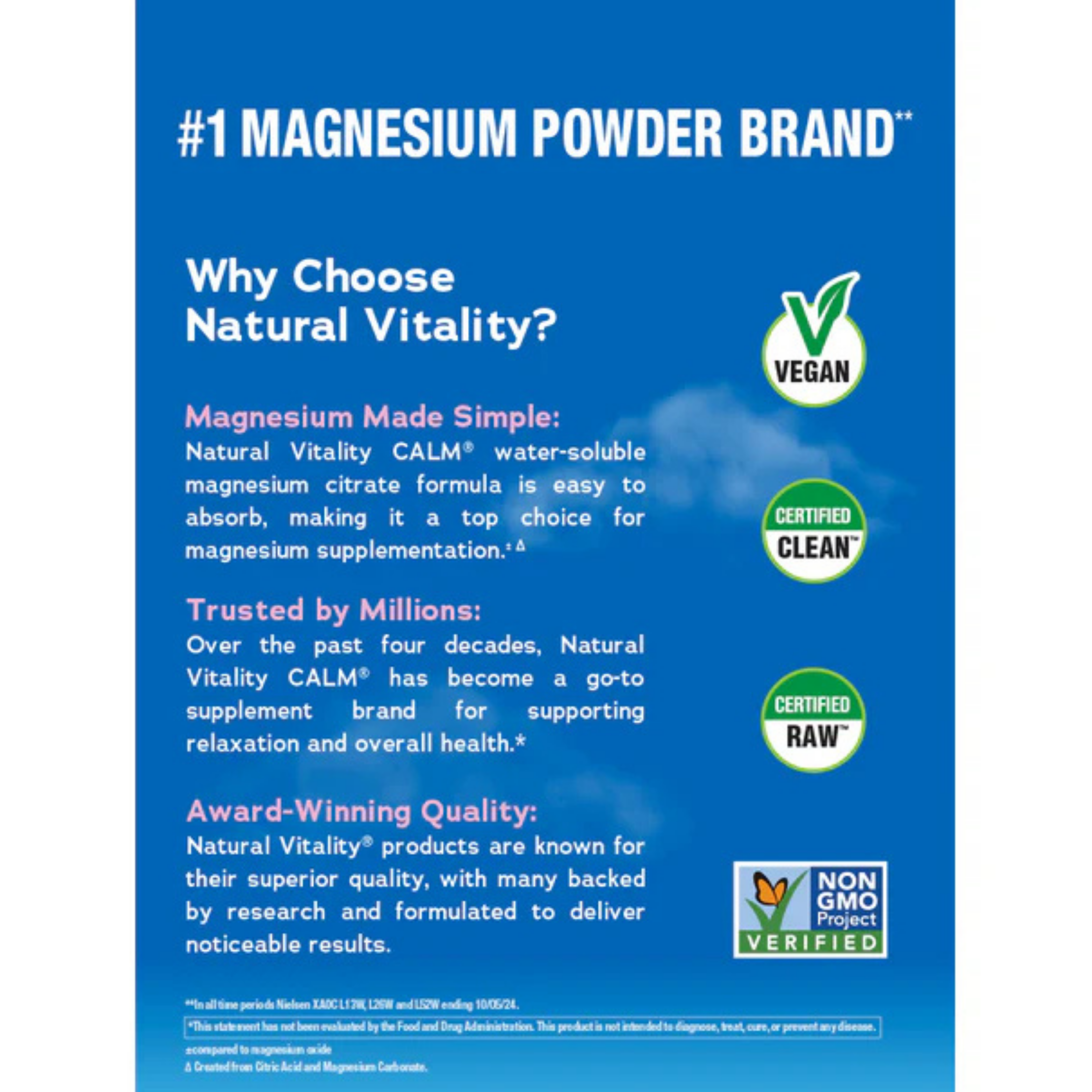 Natural Vitality, CALM, Relaxing Drink Mix, Orange, 8 oz, 227 g