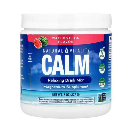Natural Vitality, CALM, Relaxing Drink Mix, Watermelon, 8 oz, 227 g