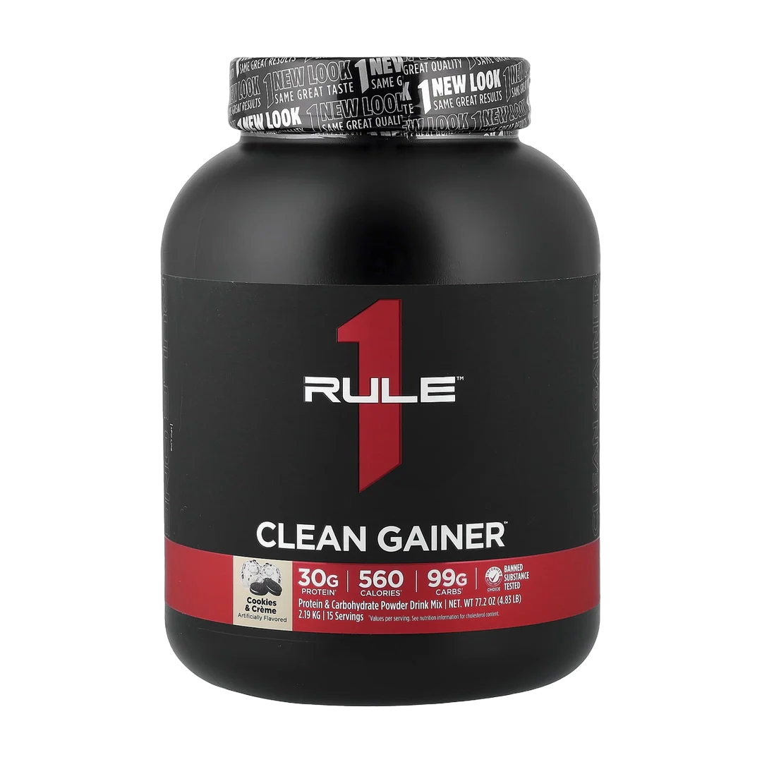 Rule One Proteins, Clean Gainer™, Cookies & Cream, 4.83 lb (2.19 kg)