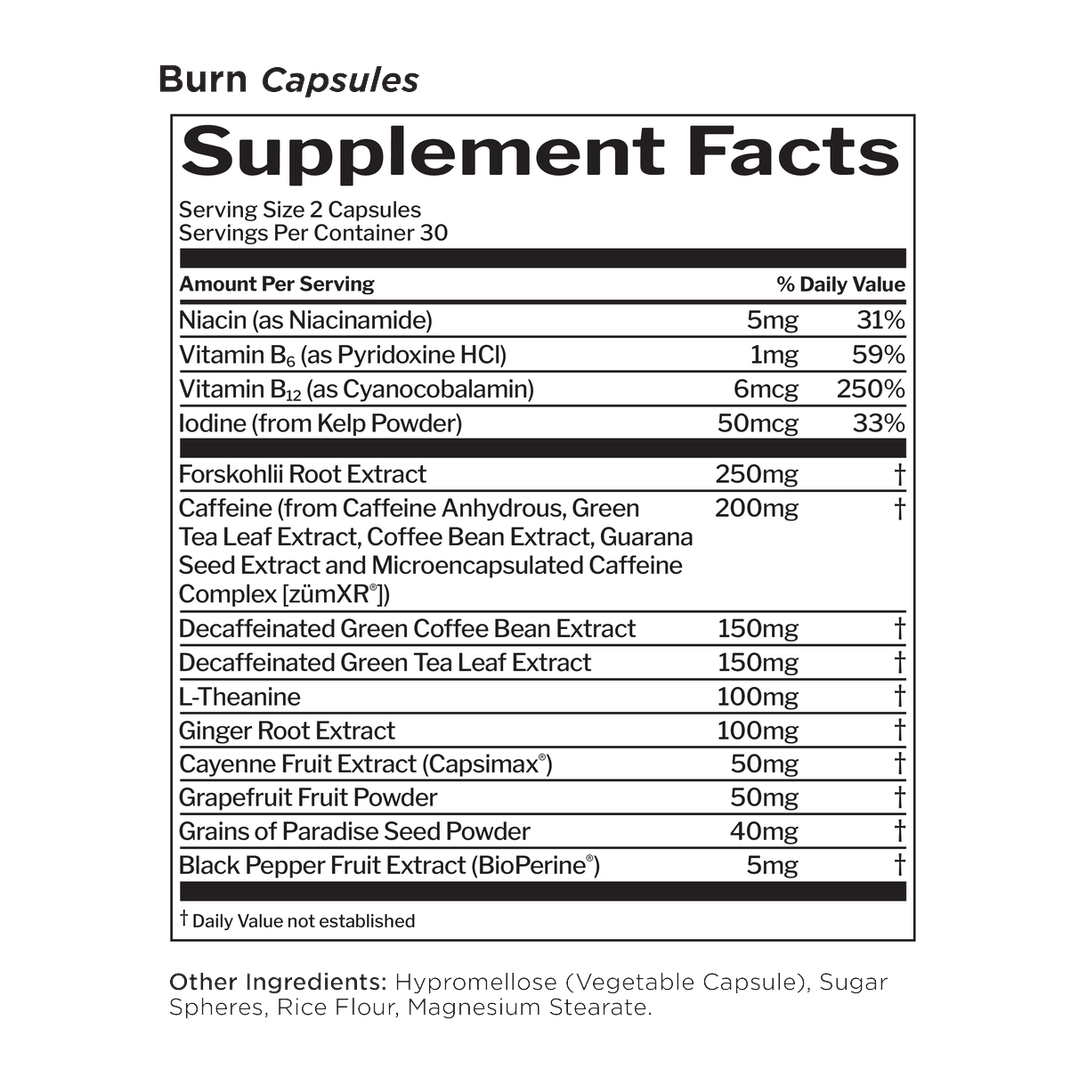 Rule One Proteins, Burn™, Thermo Weight Management, 60 Capsules