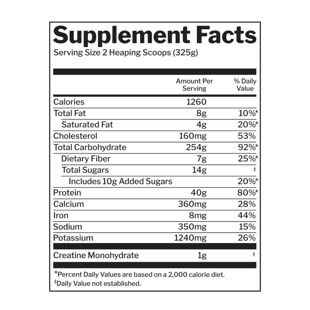 Rule One Proteins, Mass Gainer, Chocolate Fudge, 5.73 lbs (2.6 kg)