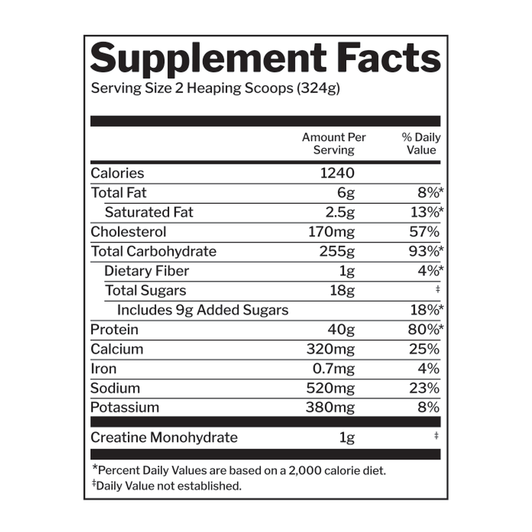 Rule One Proteins, Mass Gainer, Strawberries & Creme, 5.71 lb (2.59 kg)