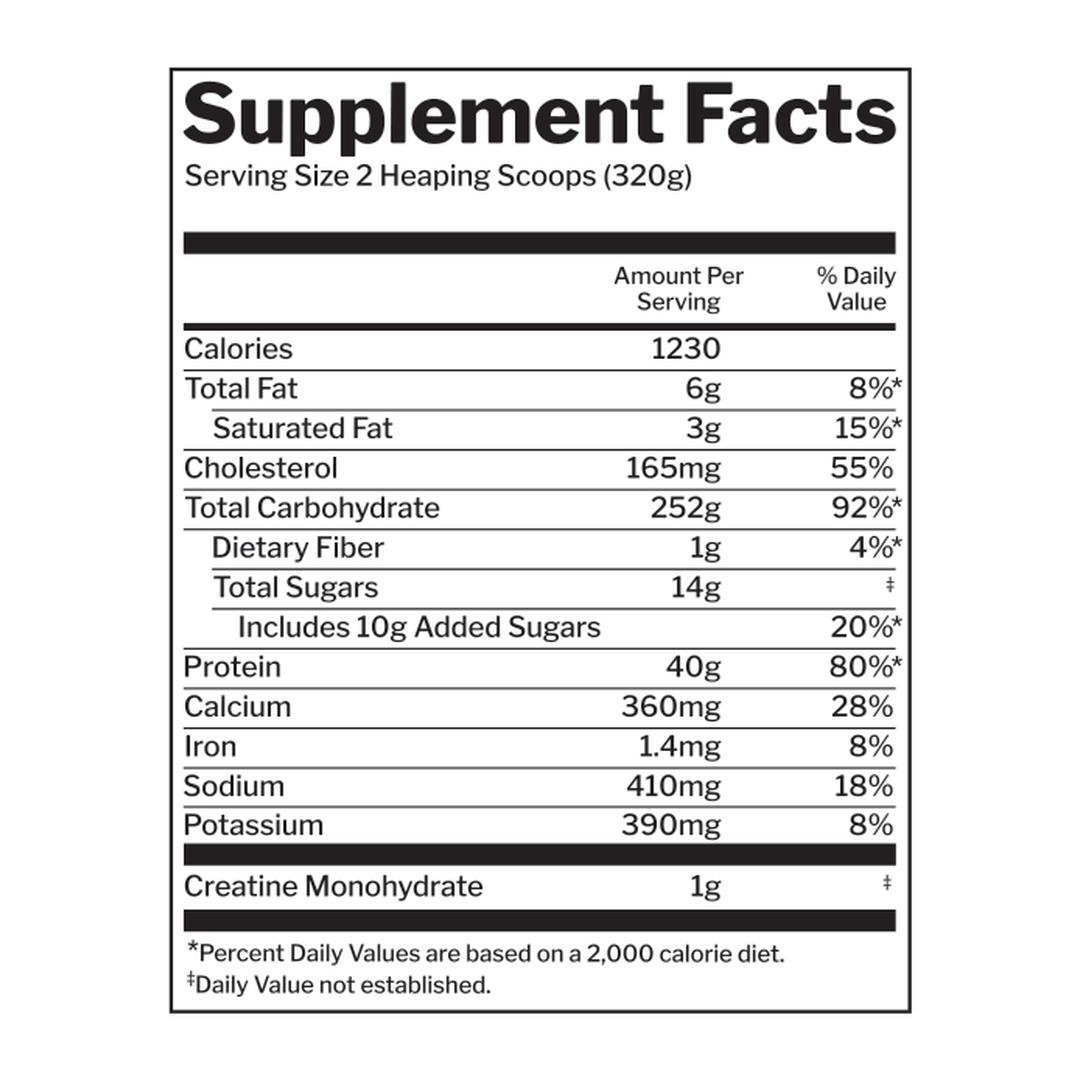 Rule One Proteins, Mass Gainer, Cookies & Creme, 5.64 lb (2.56 kg)