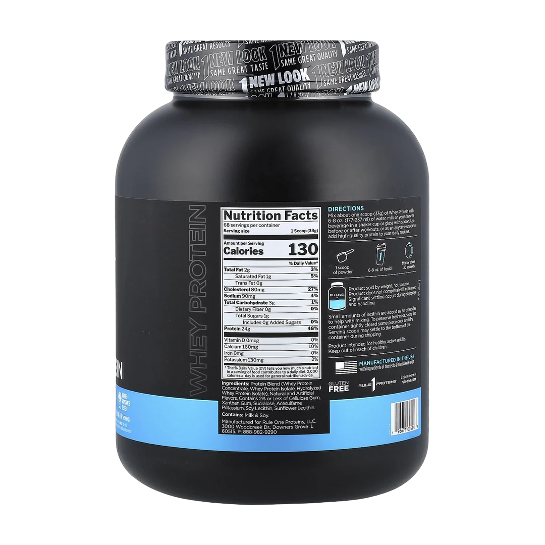 Rule One Proteins, Whey Protein, Vanilla Ice Cream, 4.95 lb (2.24 kg)