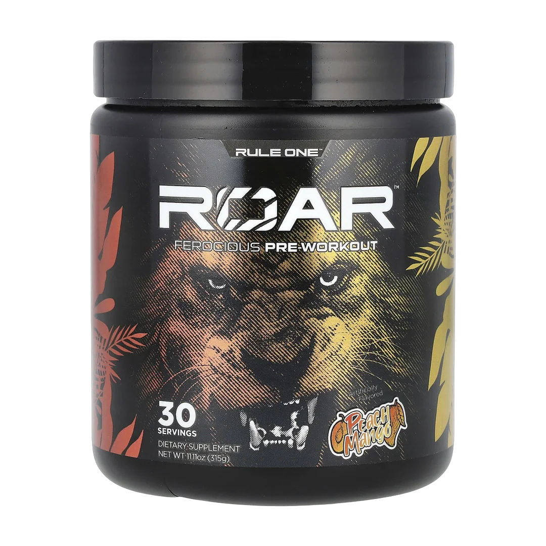 Rule One Proteins, Roar, Ferocious Pre-Workout, Peach Mango, 11.11 oz (315 g)