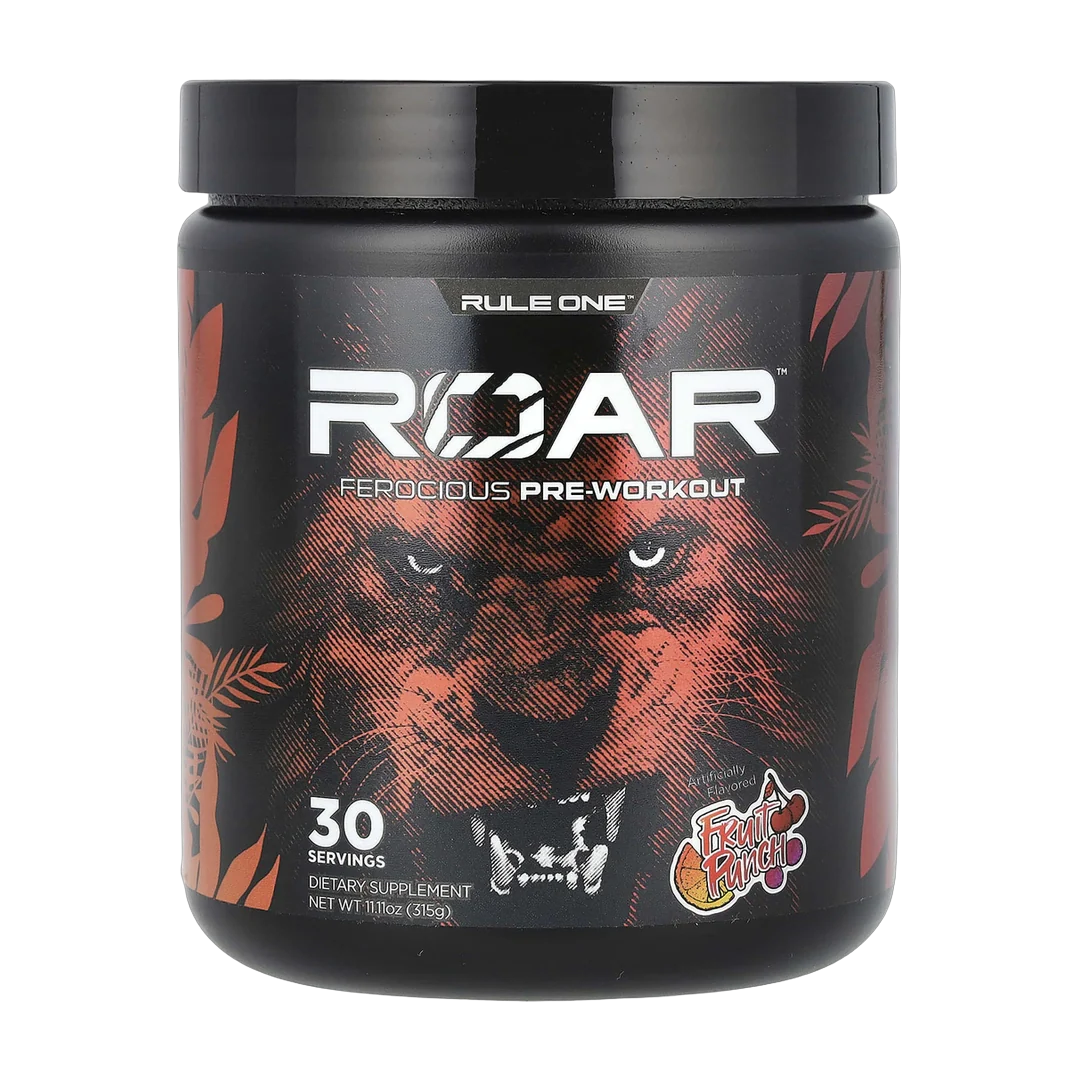 Rule One Proteins, Roar, Ferocious Pre-Workout, Fruit Punch, 11.11 oz (315 g)